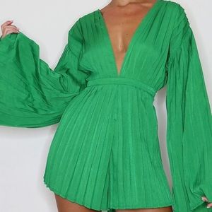 Green Romper sz L
